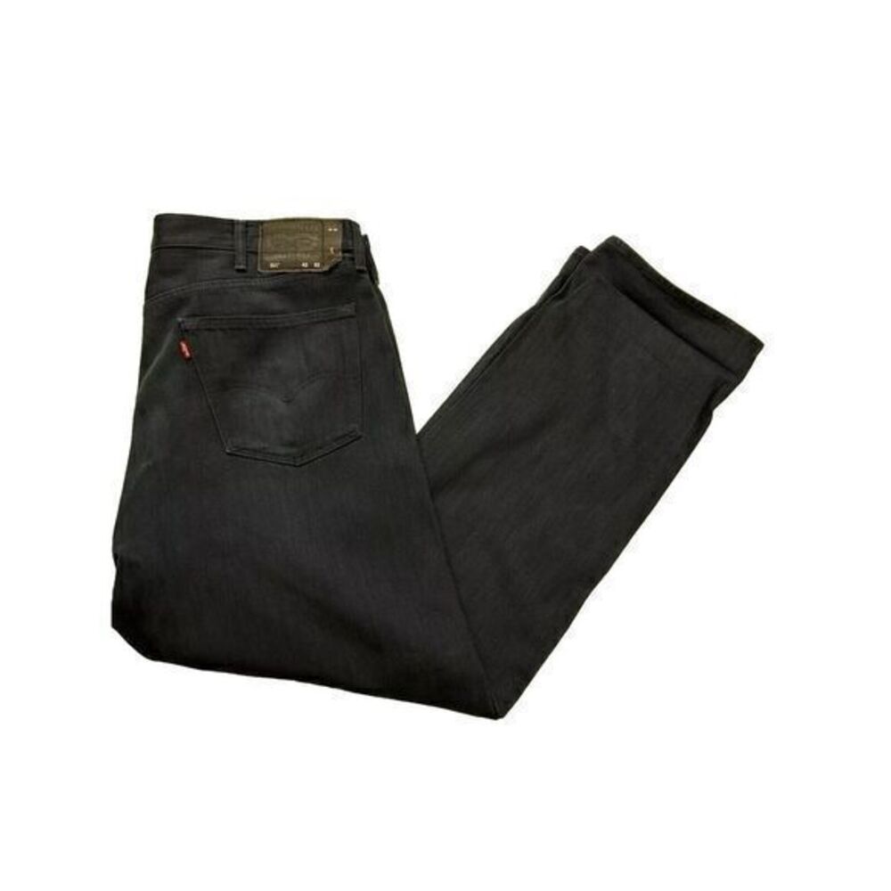 Levis 501 Jeans Adult 42x30 Blue Button Fly Regular‎ Fit Straight Cut Denim Mens
